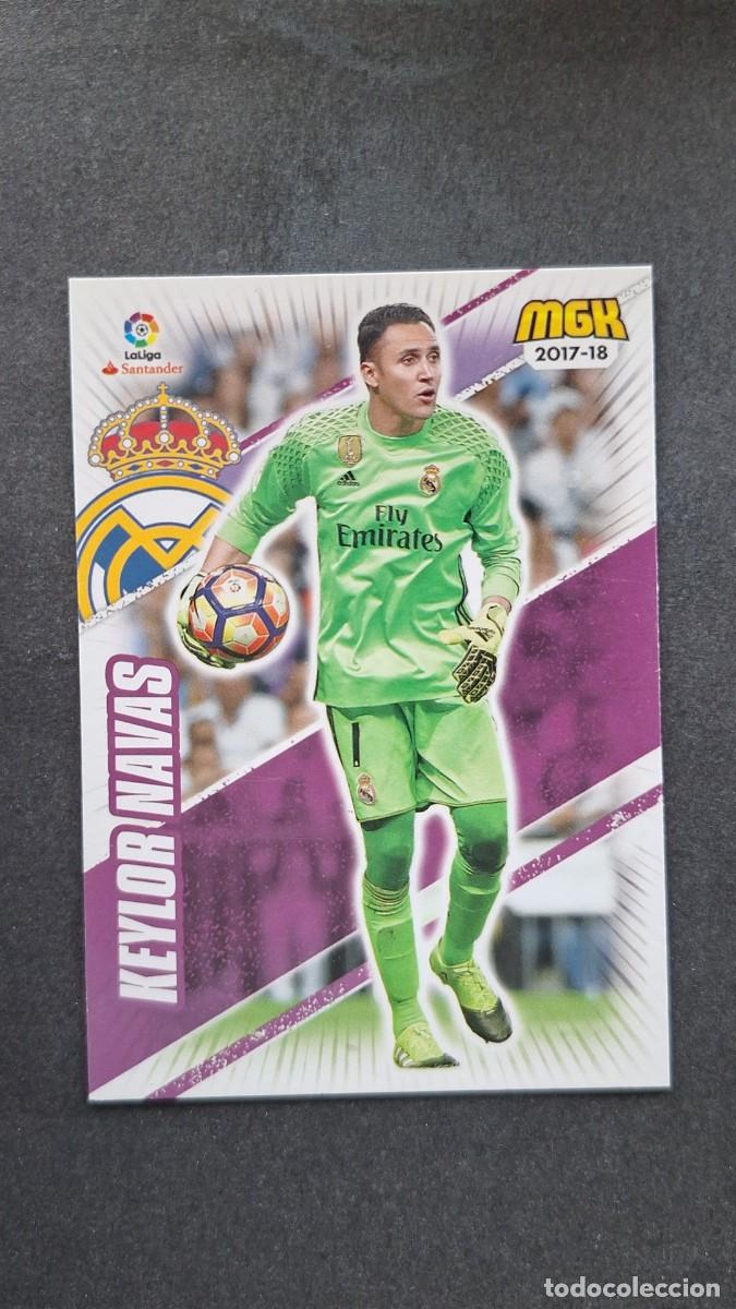 Cromos de f&uacute;tbol: L1 KEYLOR NAVAS REAL MADRID 380 PANINI MEGACRACKS 2017 2018 17 18