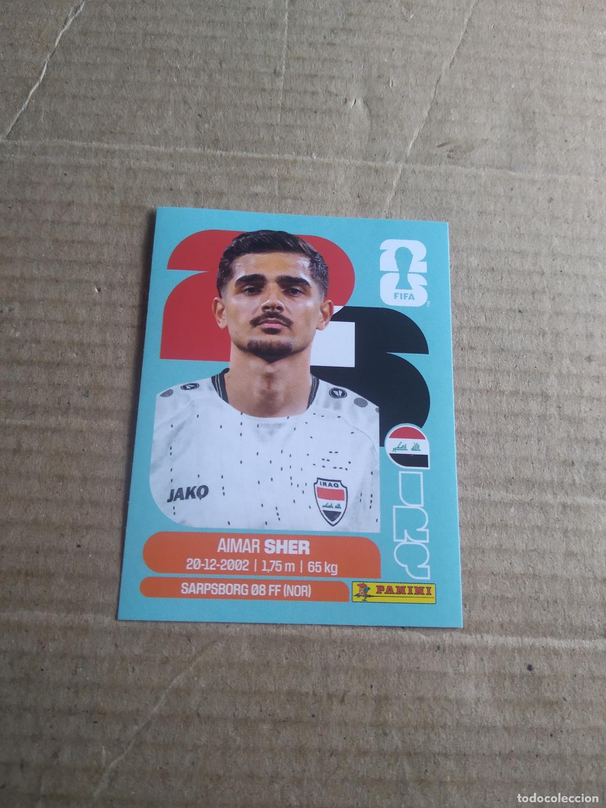 Football Stickers: IRQ 15 AIMAR SHER IRAK IRAQ CROMO FUTBOL PANINI MUNDIAL 2026 WORLD CUP COPA MUNDO