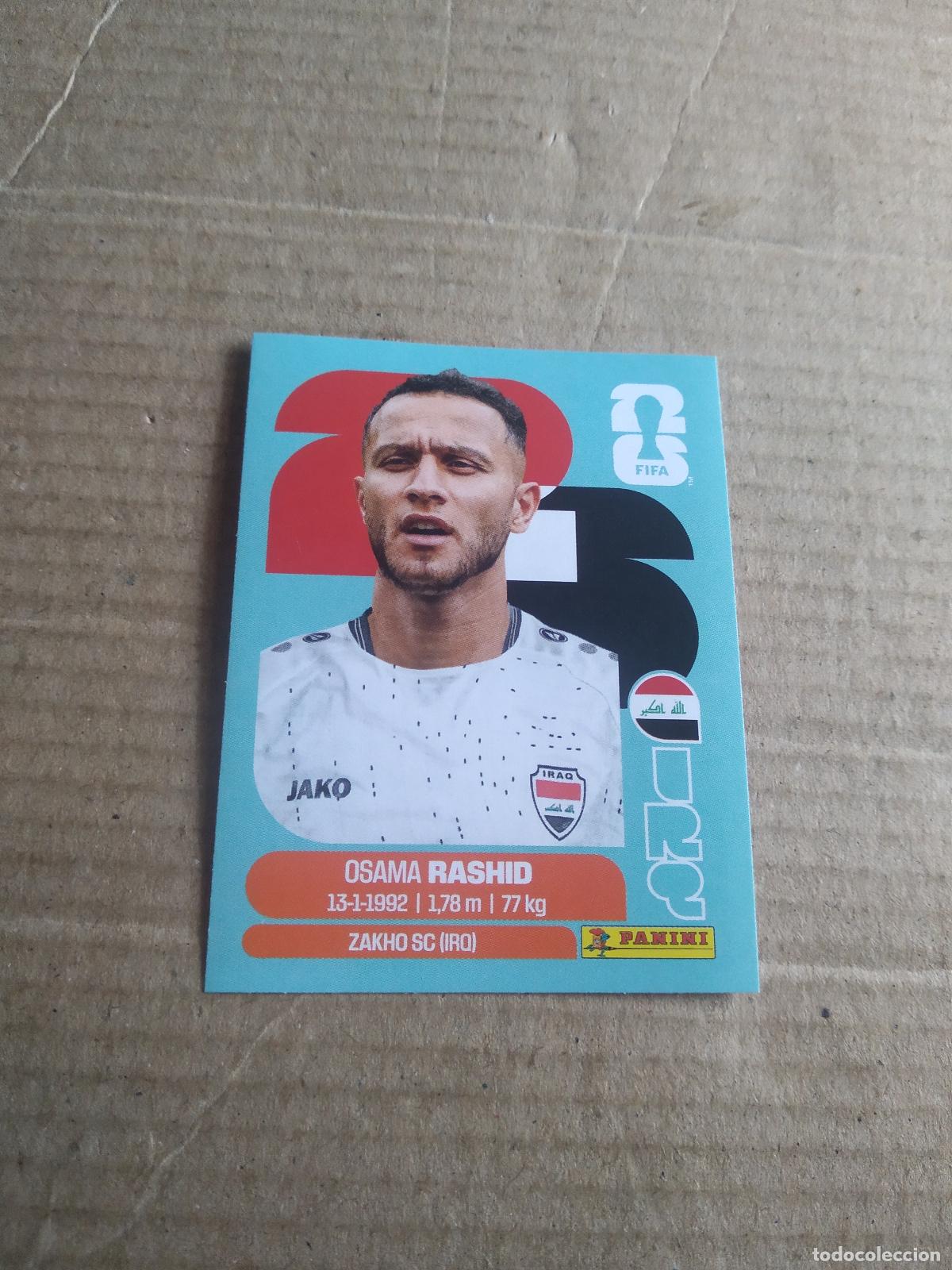 Football Stickers: IRQ 17 OSAMA RASHID IRAK IRAQ CROMO FUTBOL PANINI MUNDIAL 2026 WORLD CUP COPA MUNDO