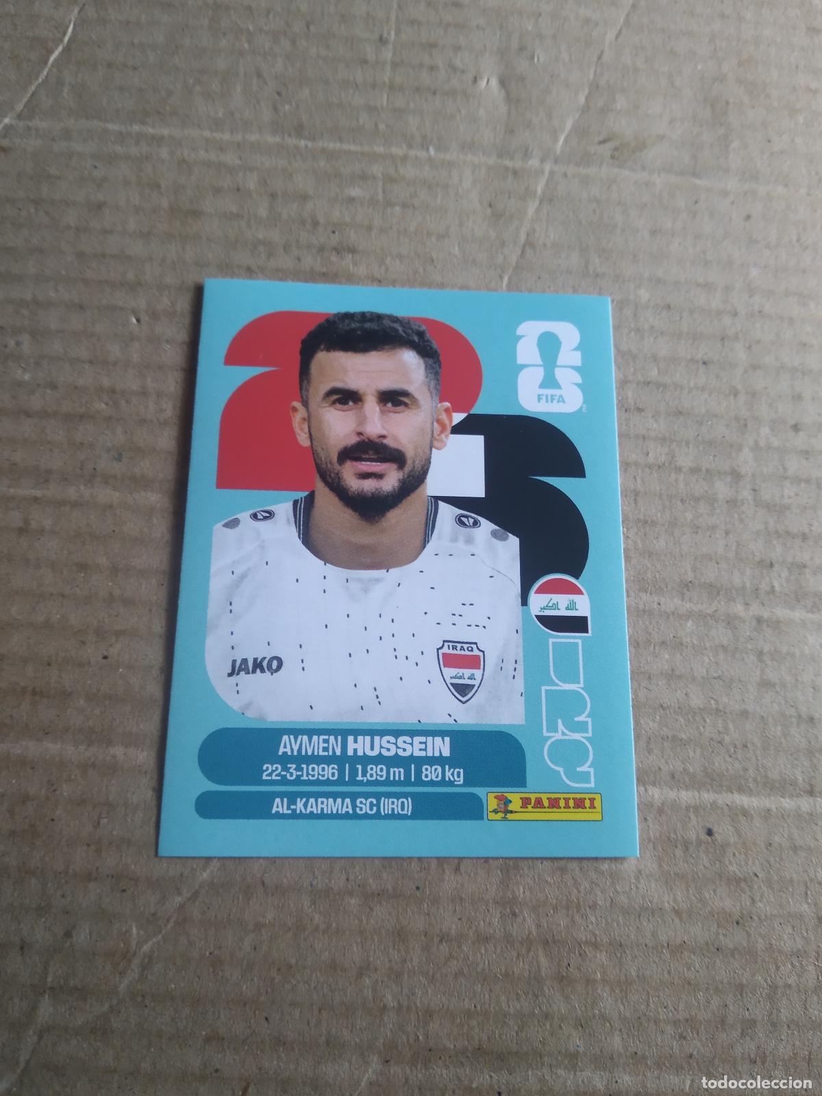 Cromos de f&uacute;tbol: IRQ 19 AYMEN HUSSEIN IRAK IRAQ CROMO FUTBOL PANINI MUNDIAL 2026 WORLD CUP COPA MUNDO