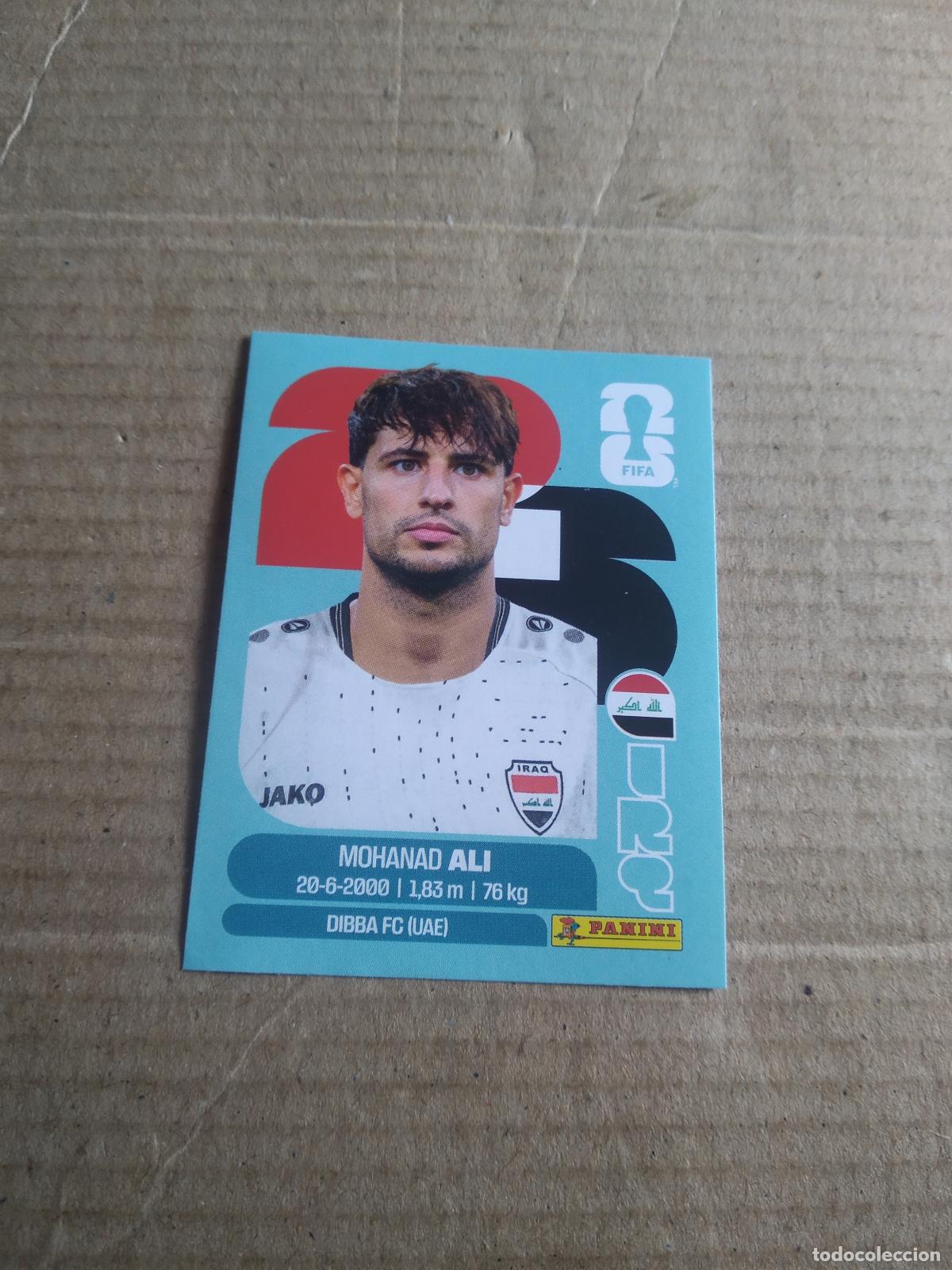 Cromos de f&uacute;tbol: IRQ 20 MOHANAD ALI IRAK IRAQ CROMO FUTBOL PANINI MUNDIAL 2026 WORLD CUP COPA MUNDO