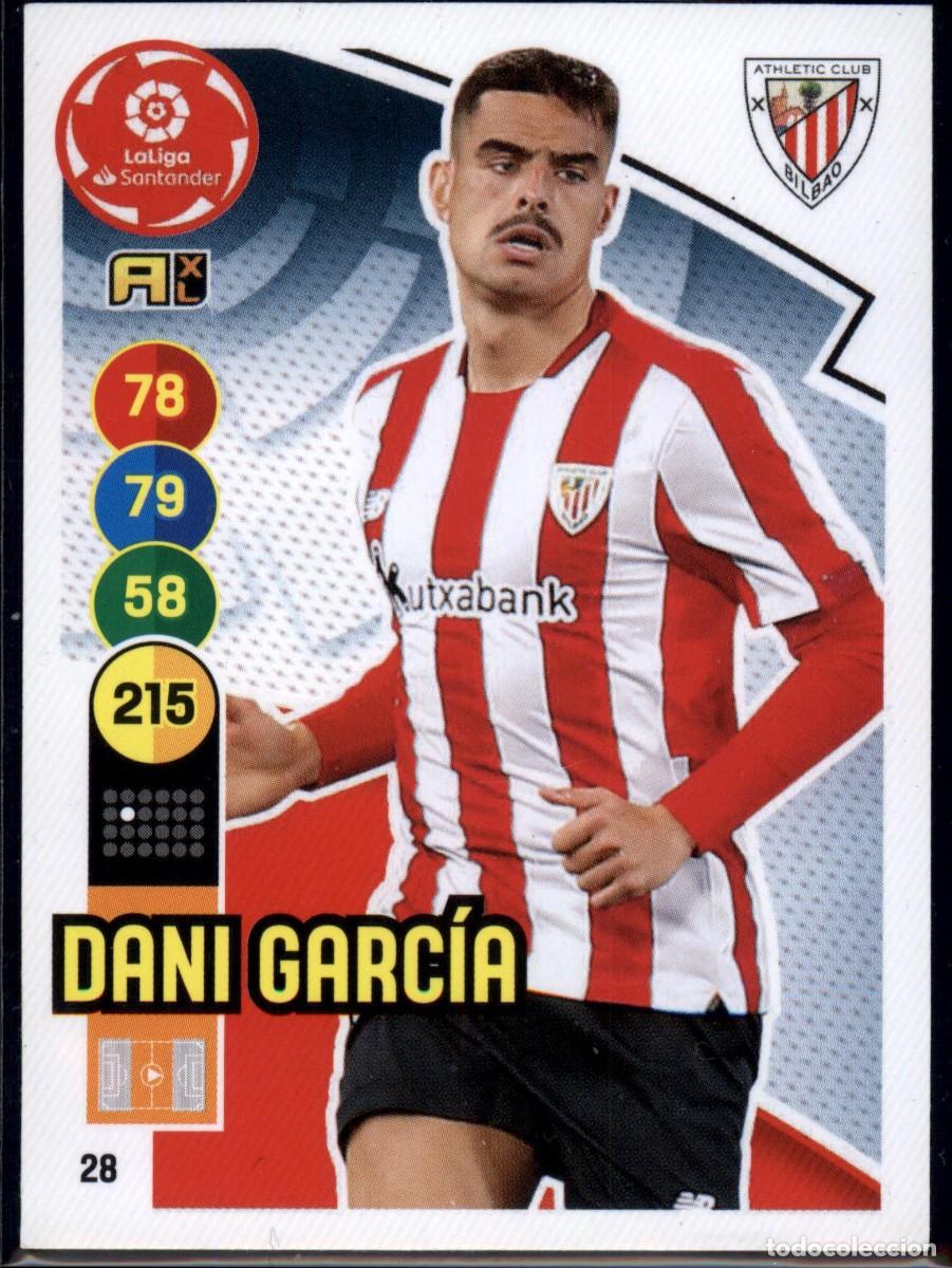 Cromos de f&uacute;tbol: Dani Garc&iacute;a N&ordm; 27 Athletic Club LaLiga Santander Adrenalyn XL 2020 2021 Panini 20 21