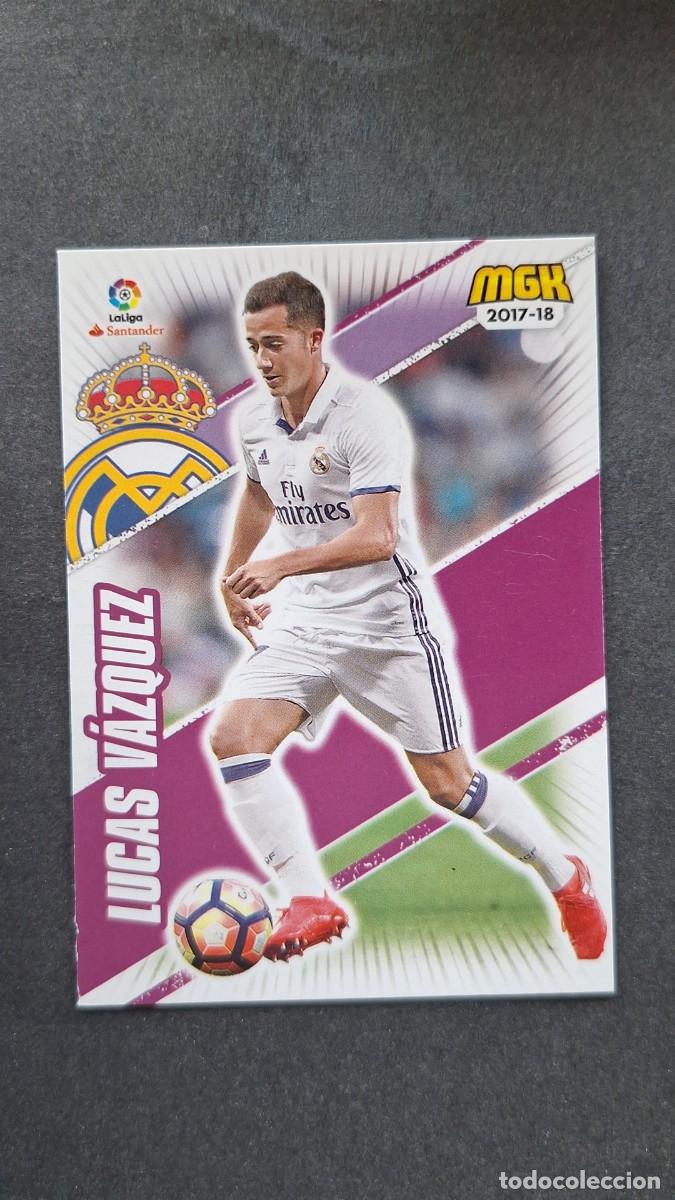 Cromos de f&uacute;tbol: L1 LUCAS VAZQUEZ REAL MADRID 394 PANINI MEGACRACKS 2017 2018 17 18
