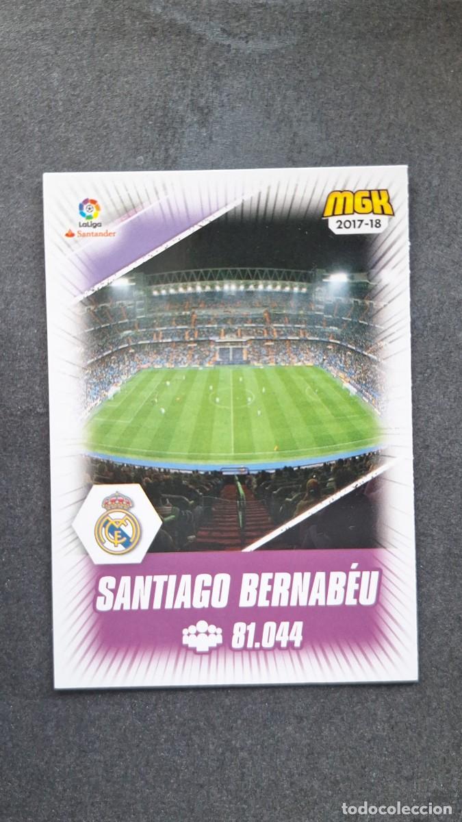Cromos de f&uacute;tbol: L1 ESTADIO SANTIAGO BERNABEU REAL MADRID 400 PANINI MEGACRACKS 2017 2018 17 18
