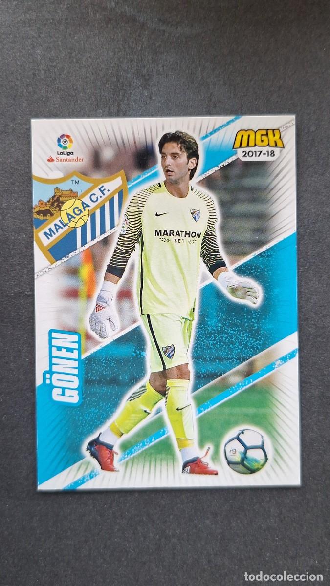 Cromos de f&uacute;tbol: L1 G&Ouml;NEN MALAGA C. F. 408 PANINI MEGACRACKS 2017 2018 17 18