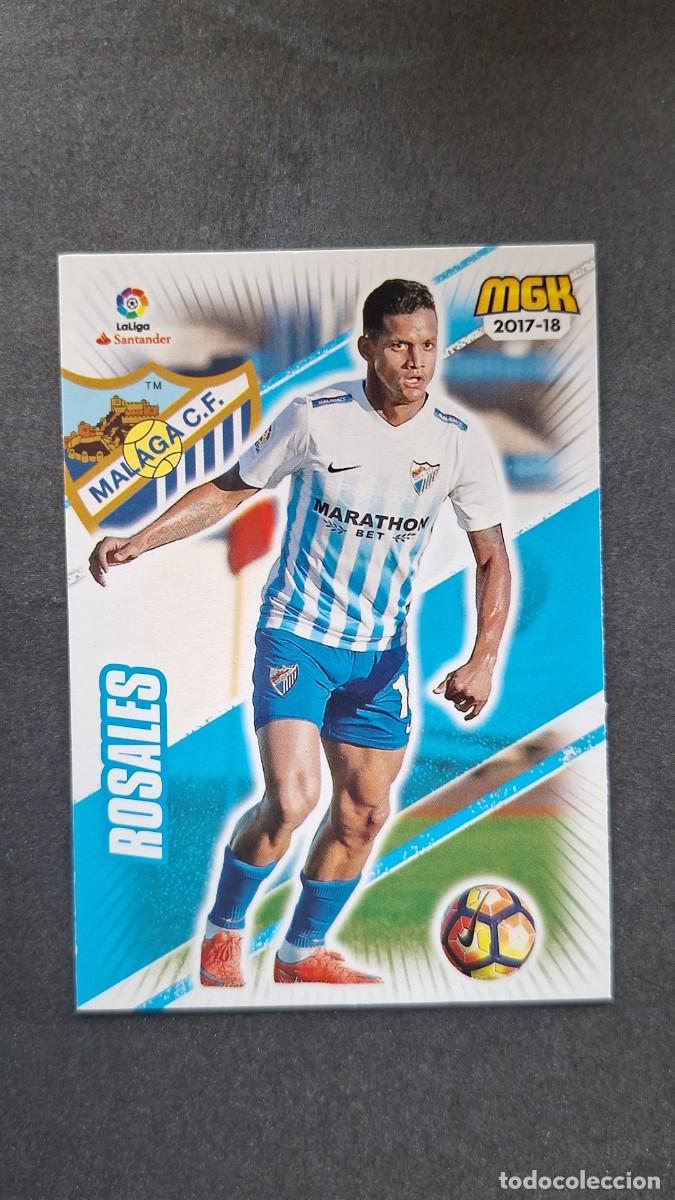 Cromos de f&uacute;tbol: L1 ROSALES MALAGA C. F. 409 PANINI MEGACRACKS 2017 2018 17 18