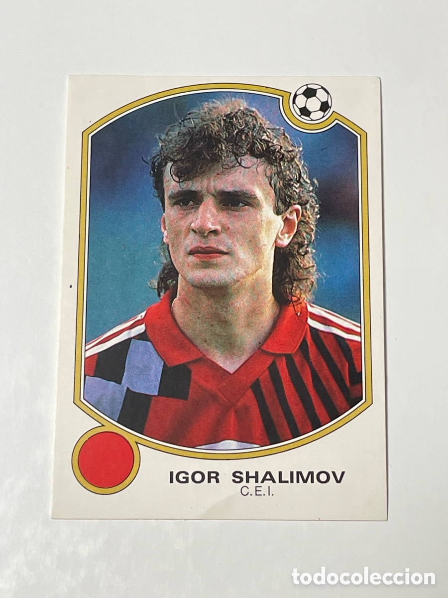 Cromos de f&uacute;tbol: Igor Shalimov Rusia Panini 92/93 #214