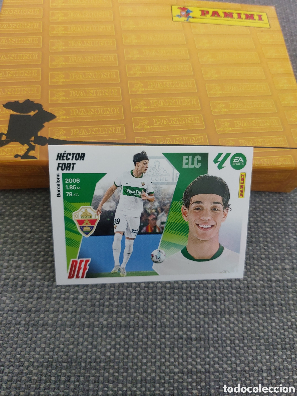 Cromos de f&uacute;tbol: 6BIS 6 BIS H&Eacute;CTOR FORT COLOCA ELCHE LIGA ESTE 2025 2026 25 26