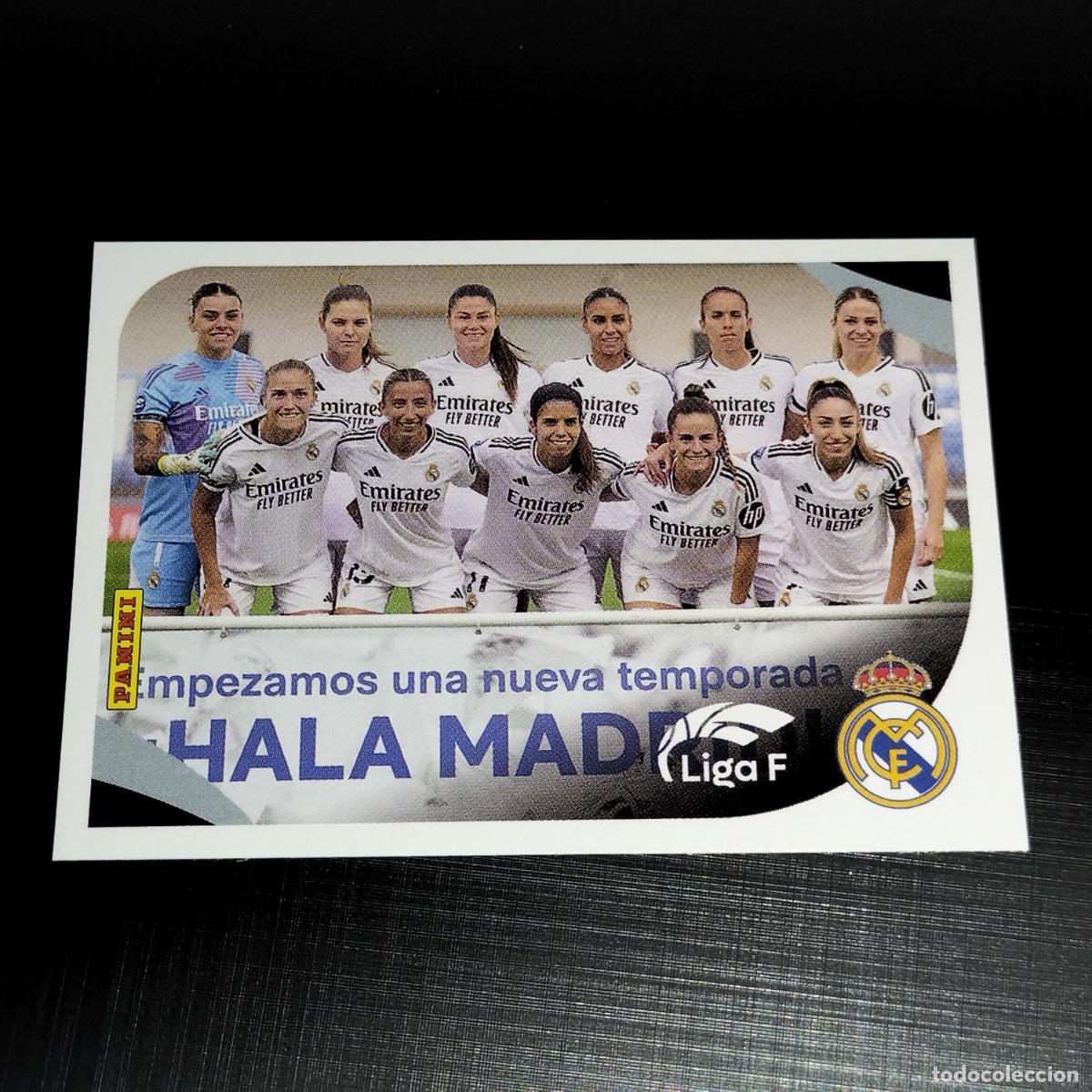 Cromos de f&uacute;tbol: 243 ALINEACION EQUIPO REAL MADRID CROMOS LIGA F FEMENINA PANINI 2024 2025 24 25