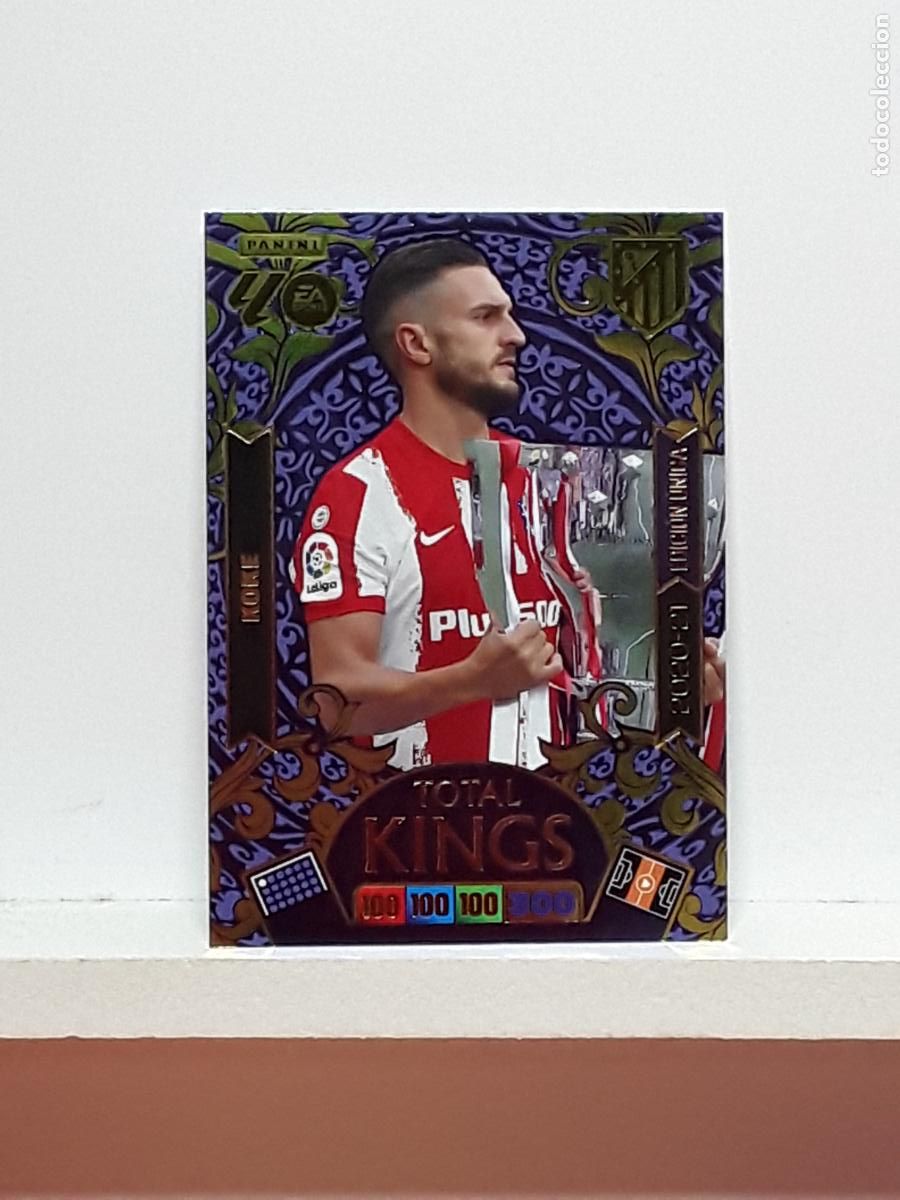 Cromos de f&uacute;tbol: ADRENALYN 2025 2026 25 26 ALBUM PANINI LIGA N LIMITADA ATLETICO MADRID TOTAL KINGS KOKE
