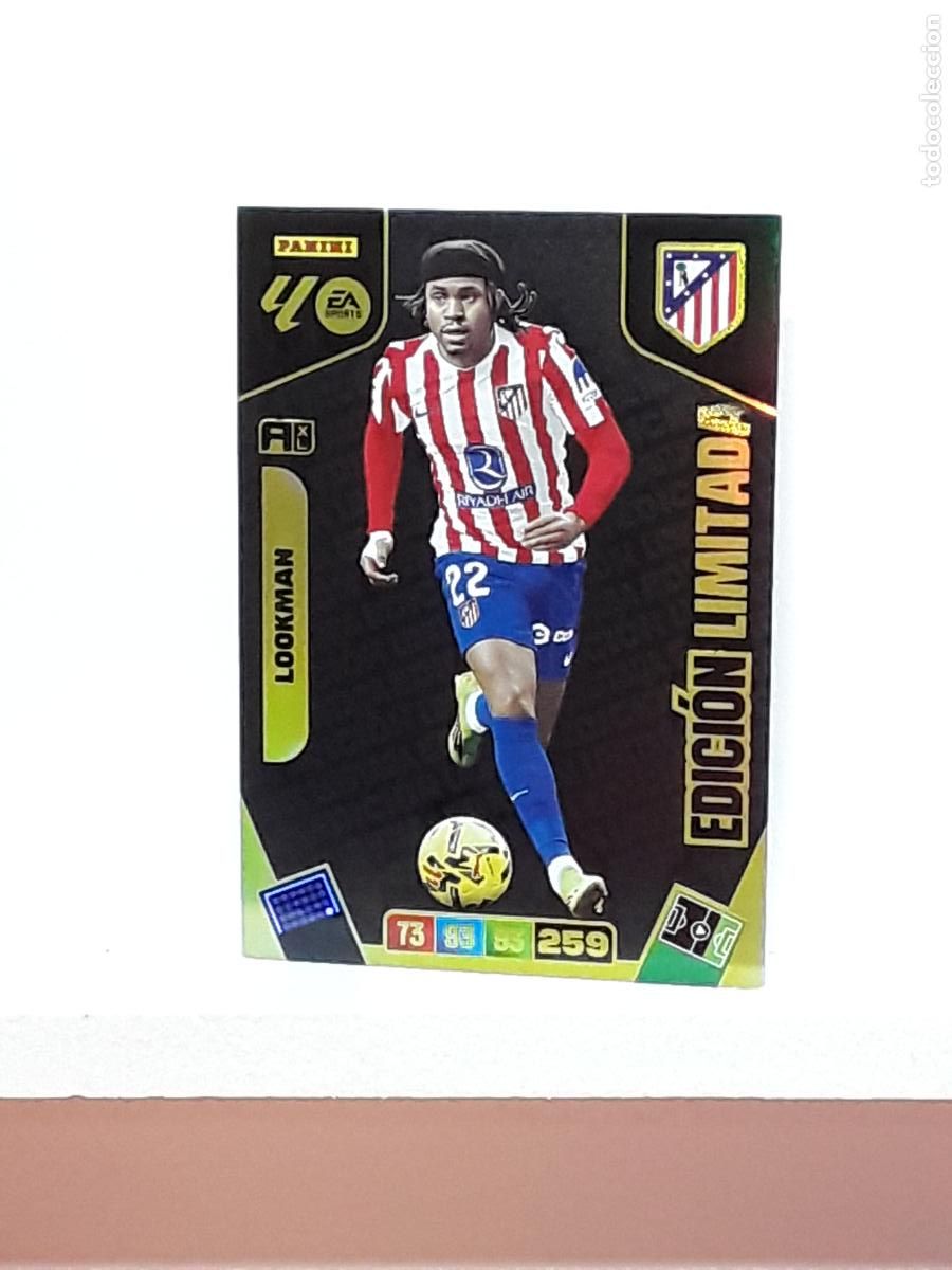 Cromos de f&uacute;tbol: ADRENALYN 2025 2026 25 26 ALBUM PANINI LIGA N LIMITADA ATLETICO MADRID LOOKMAN