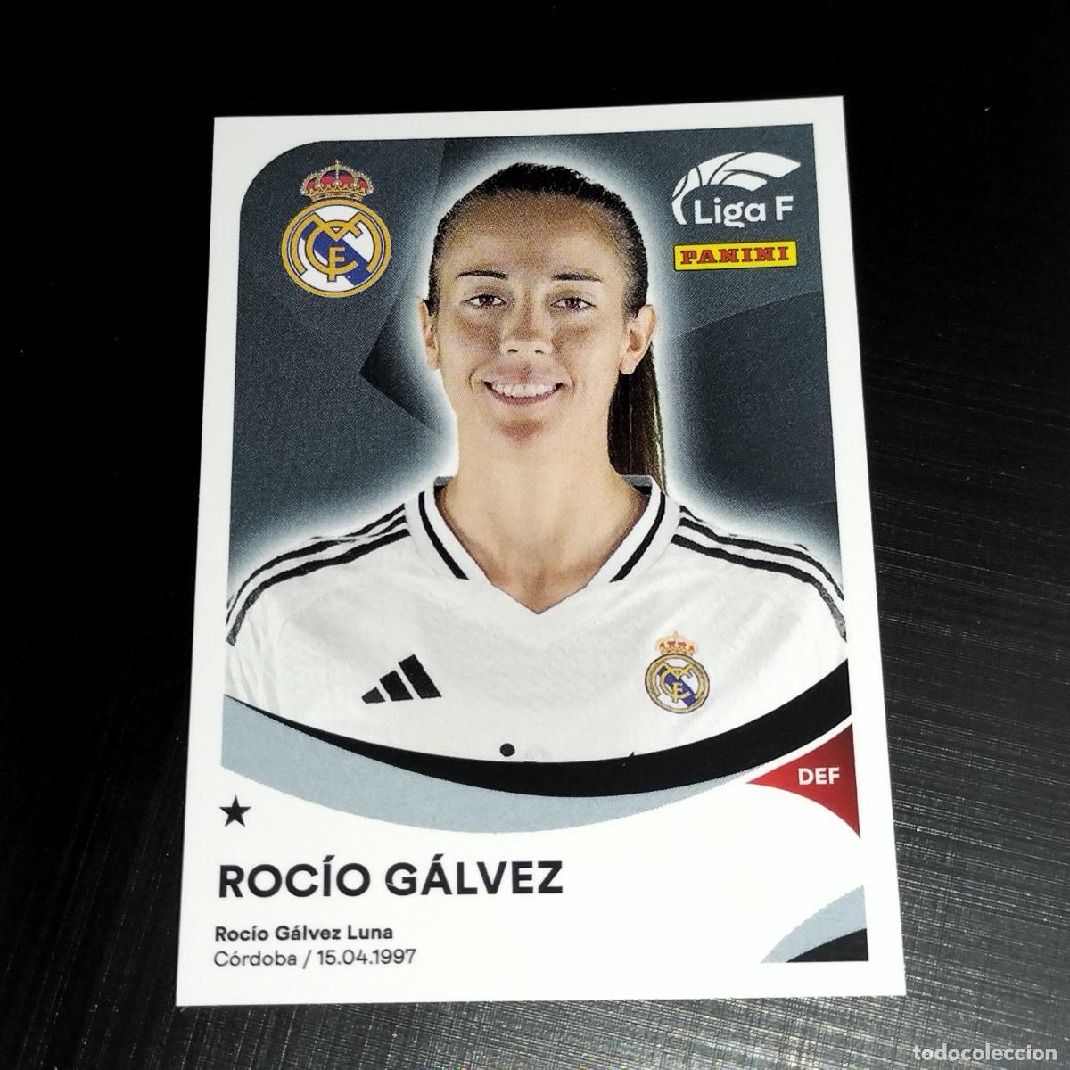 Cromos de f&uacute;tbol: 250 ROCIO GALVEZ REAL MADRID CROMOS LIGA F FEMENINA PANINI 2024 2025 24 25