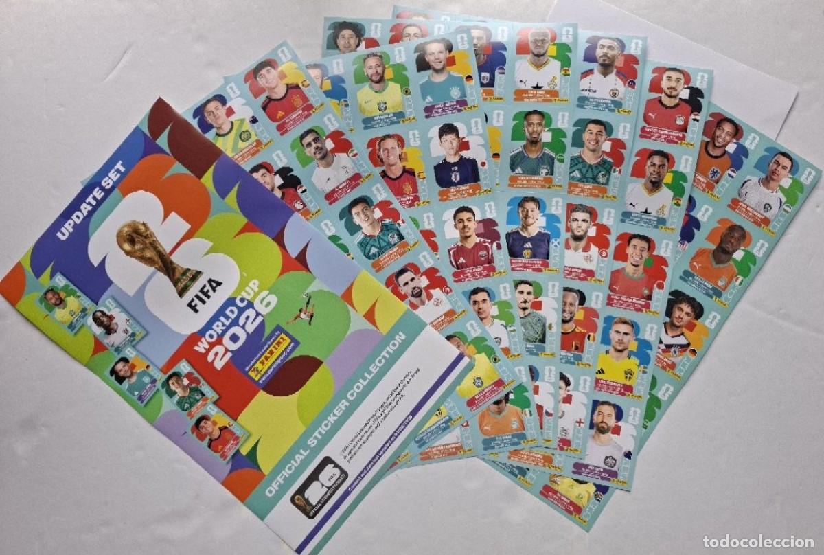 Cromos de f&uacute;tbol: UPDATE SET Completo 120 Stickers - Panini FIFA World Cup 2026 actualizaci&oacute;n