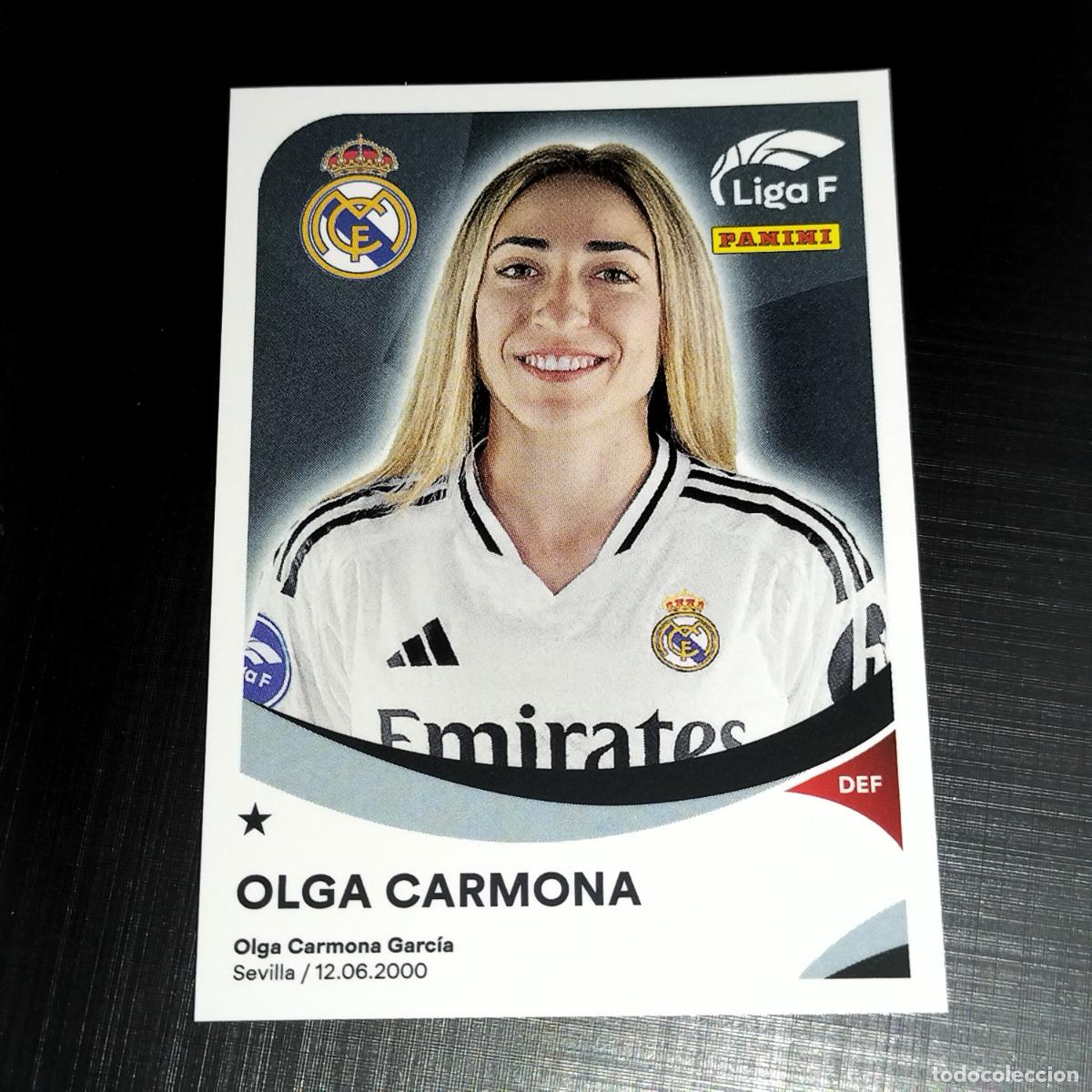 Cromos de f&uacute;tbol: 251 OLGA CARMONA REAL MADRID CROMOS LIGA F FEMENINA PANINI 2024 2025 24 25