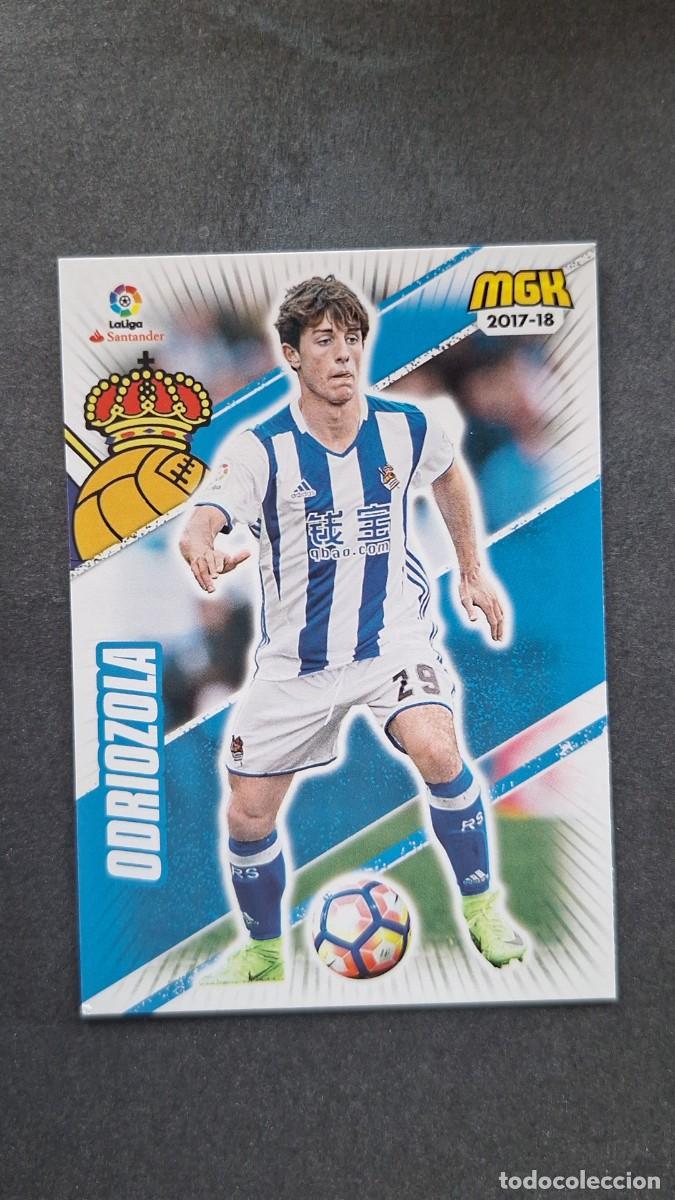 Cromos de f&uacute;tbol: L1 ODRIOZOLA REAL SOCIEDAD 436 PANINI MEGACRACKS 2017 2018 17 18