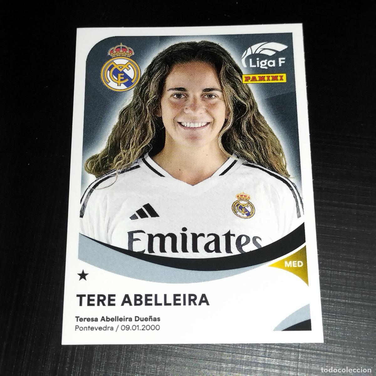 Cromos de f&uacute;tbol: 253 TERE ABELLEIRA REAL MADRID CROMOS LIGA F FEMENINA PANINI 2024 2025 24 25