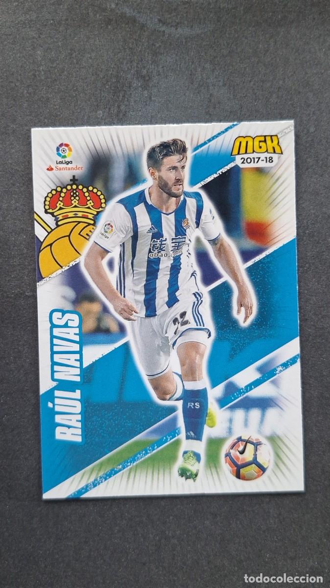 Cromos de f&uacute;tbol: L1 RAUL NAVAS REAL SOCIEDAD 437 PANINI MEGACRACKS 2017 2018 17 18