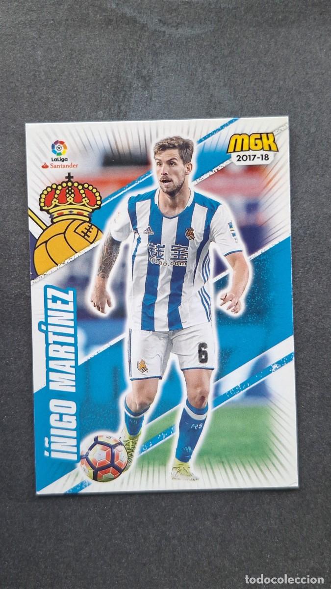 Cromos de f&uacute;tbol: L1 I&Ntilde;IGO MARTINEZ REAL SOCIEDAD 438 PANINI MEGACRACKS 2017 2018 17 18