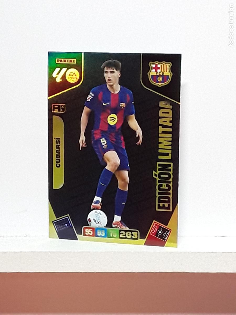 Cromos de f&uacute;tbol: ADRENALYN 2025 2026 25 26 ALBUM PANINI LIGA N LIMITADA BARCELONA CUBARSI