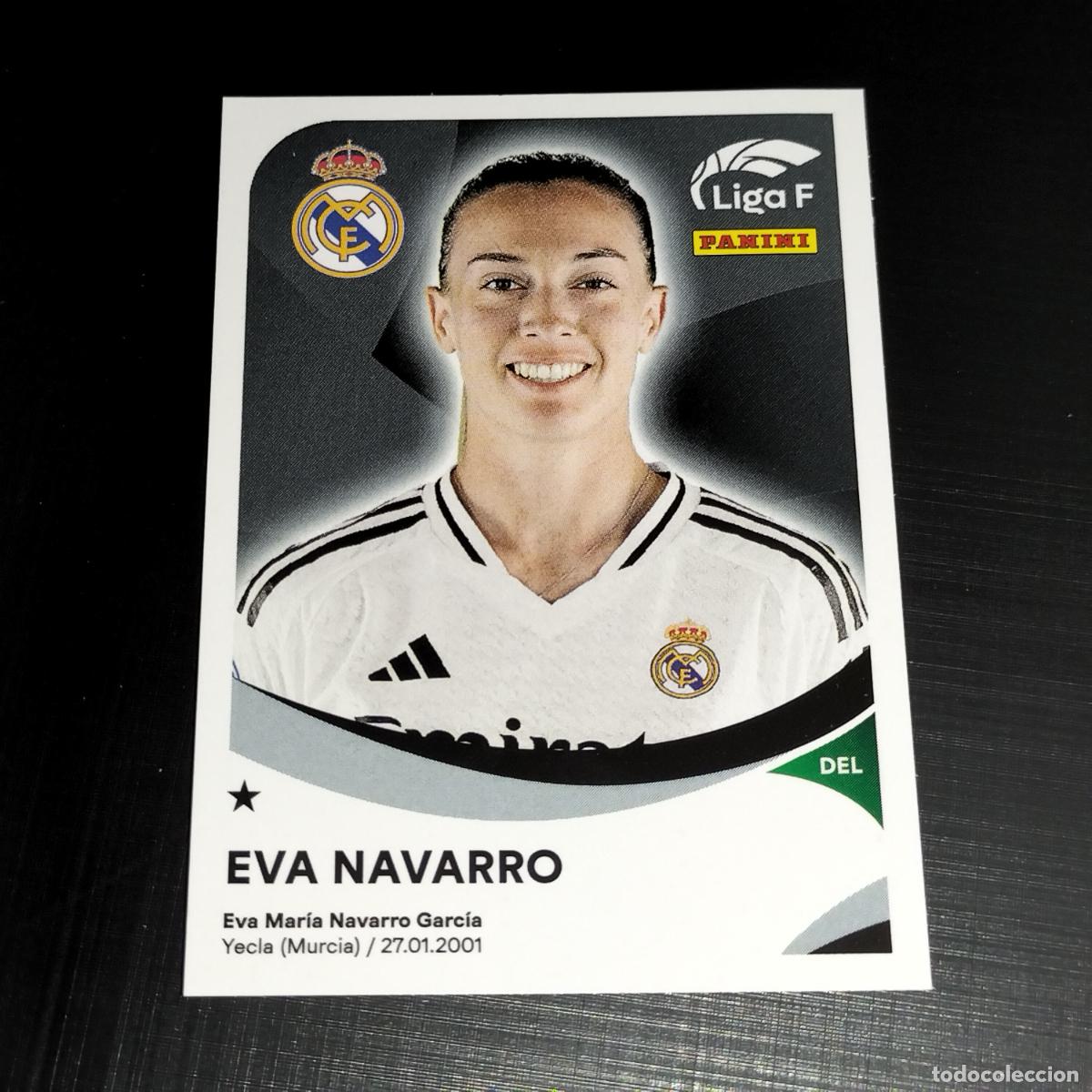 Cromos de f&uacute;tbol: 256 EVA NAVARRO REAL MADRID CROMOS LIGA F FEMENINA PANINI 2024 2025 24 25