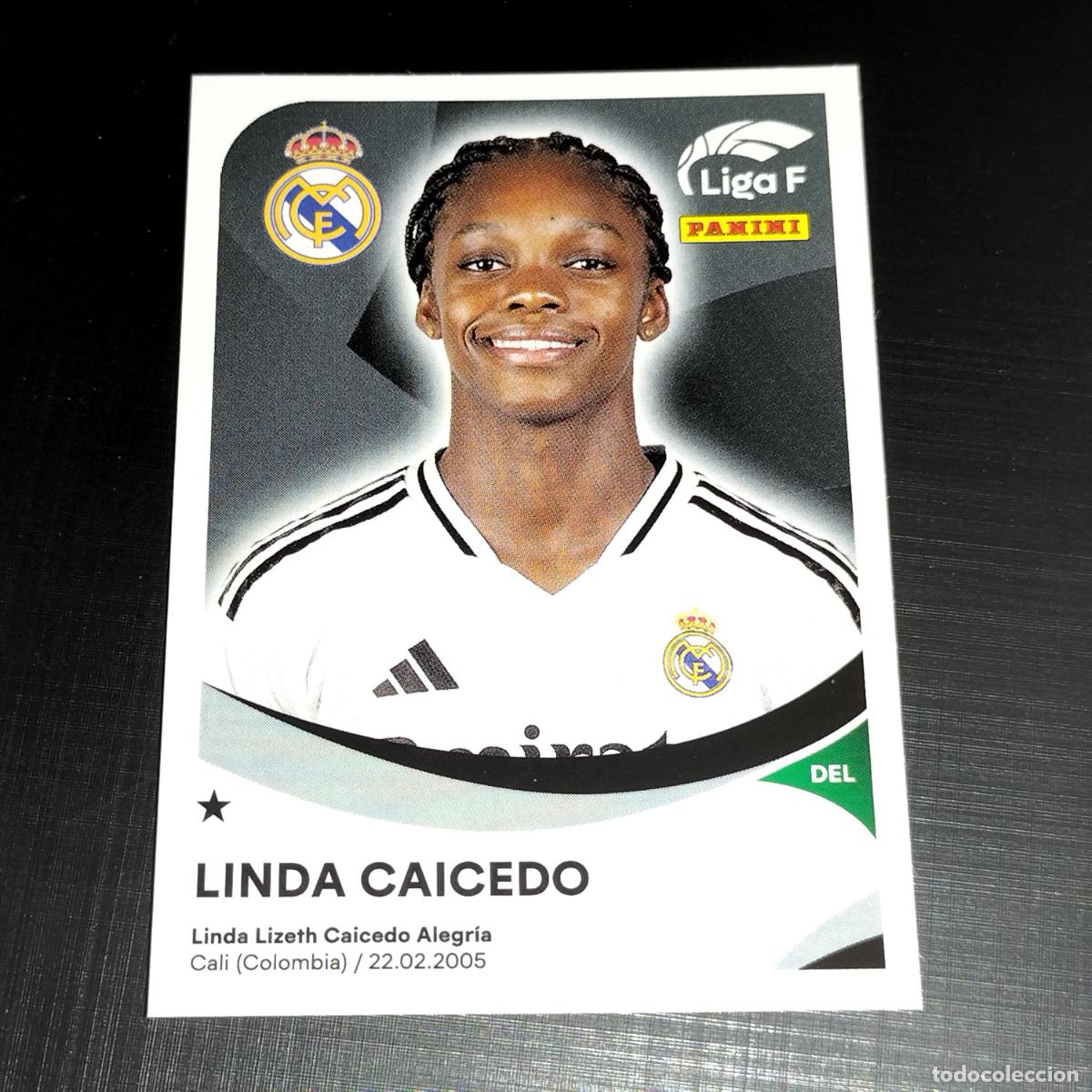 Cromos de f&uacute;tbol: 258 A LINDA CAICEDO REAL MADRID CROMOS LIGA F FEMENINA PANINI 2024 2025 24 25