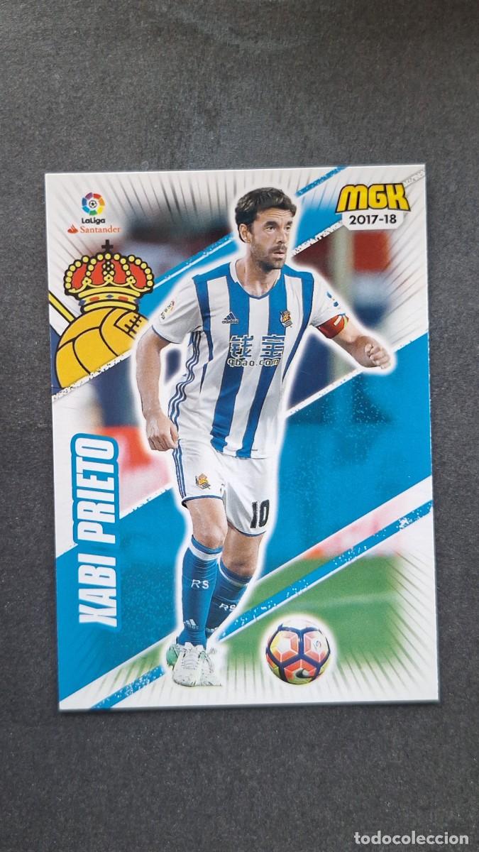Cromos de f&uacute;tbol: L1 XABI PRIETO REAL SOCIEDAD 445 PANINI MEGACRACKS 2017 2018 17 18