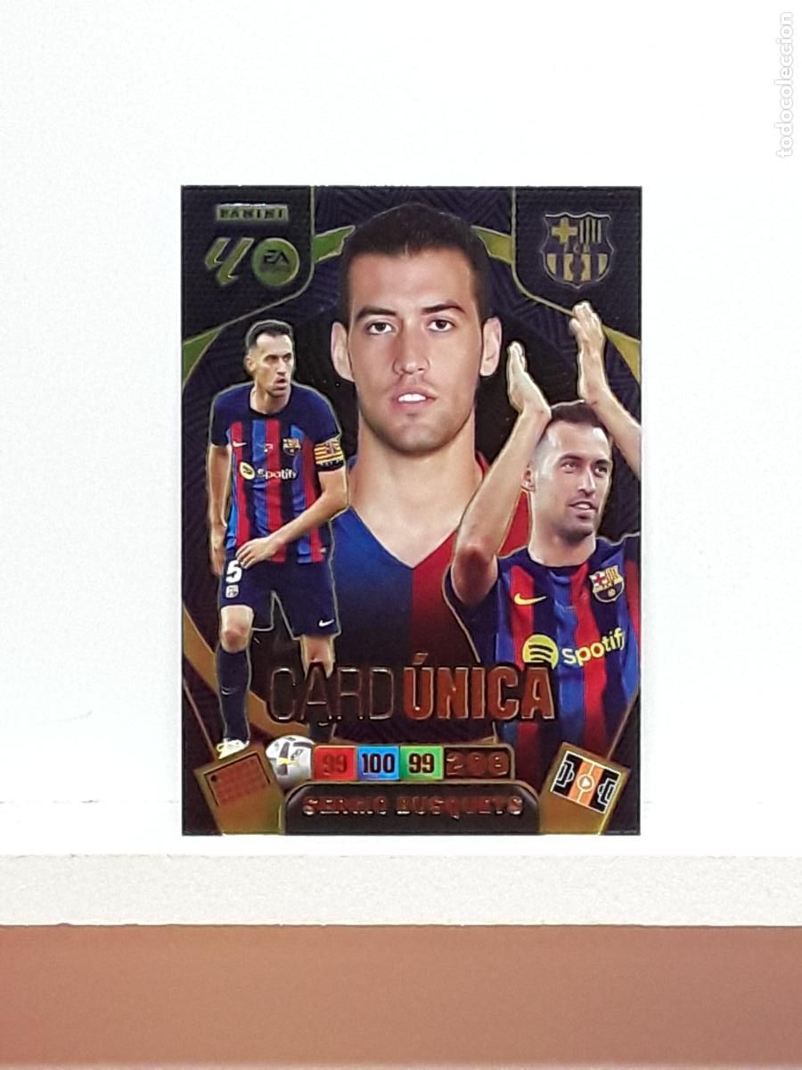 Cromos de f&uacute;tbol: ADRENALYN 2025 2026 25 26 ALBUM PANINI LIGA N LIMITADA BARCELONA CARD UNICA SERGIO BUSQUETS