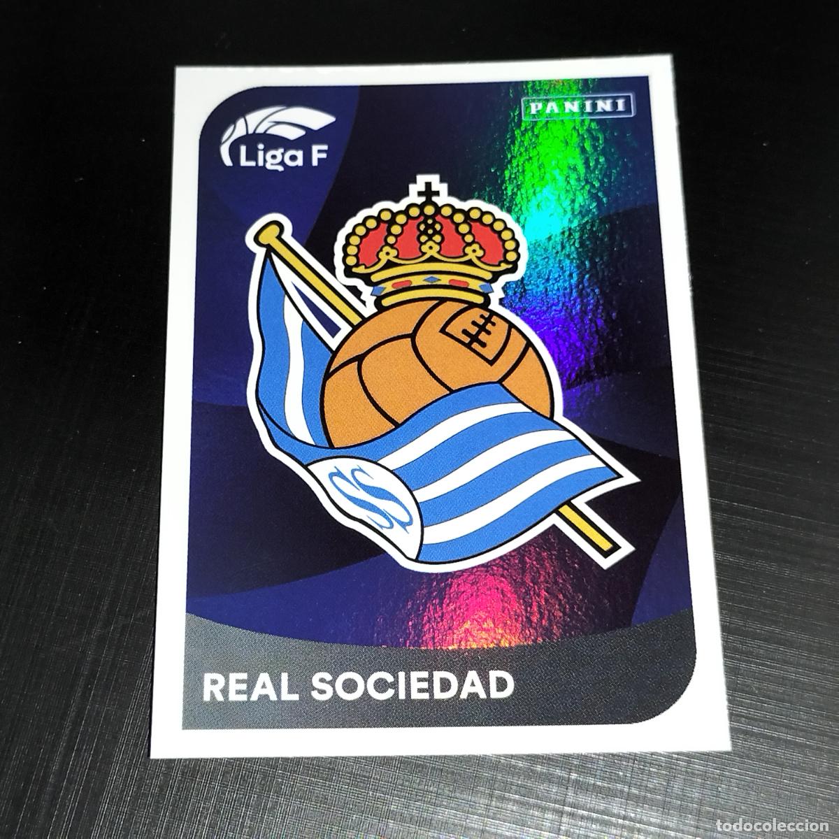 Cromos de Futebol: 262 ESCUDO LOGO REAL SOCIEDAD CROMOS LIGA F FEMENINA PANINI 2024 2025 24 25
