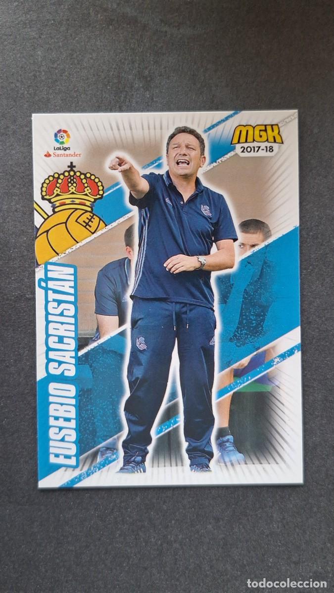 Cromos de Futebol: L1 EUSEBIO SACRISTAN ENTRENADOR REAL SOCIEDAD 455 PANINI MEGACRACKS 2017 2018 17 18