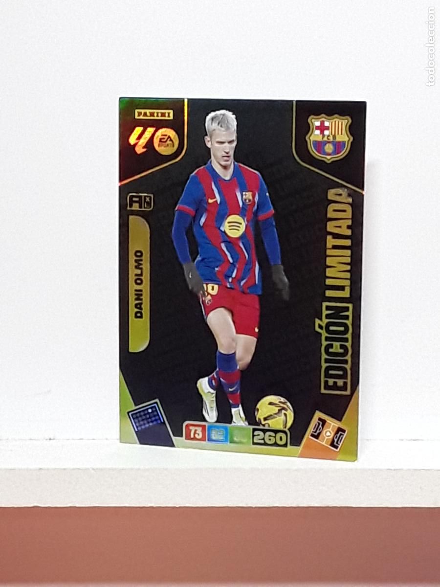 Cromos de f&uacute;tbol: ADRENALYN 2025 2026 25 26 ALBUM PANINI LIGA N LIMITADA BARCELONA DANI OLMO