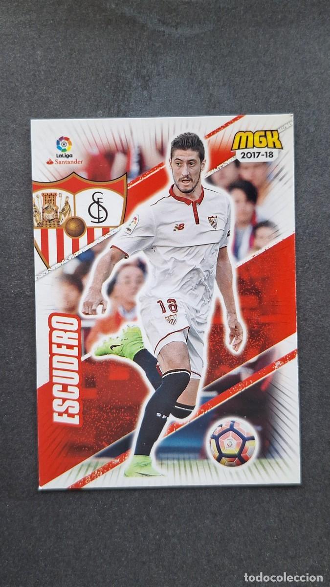 Cromos de f&uacute;tbol: L1 ESCUDERO SEVILLA F. C. 468 PANINI MEGACRACKS 2017 2018 17 18