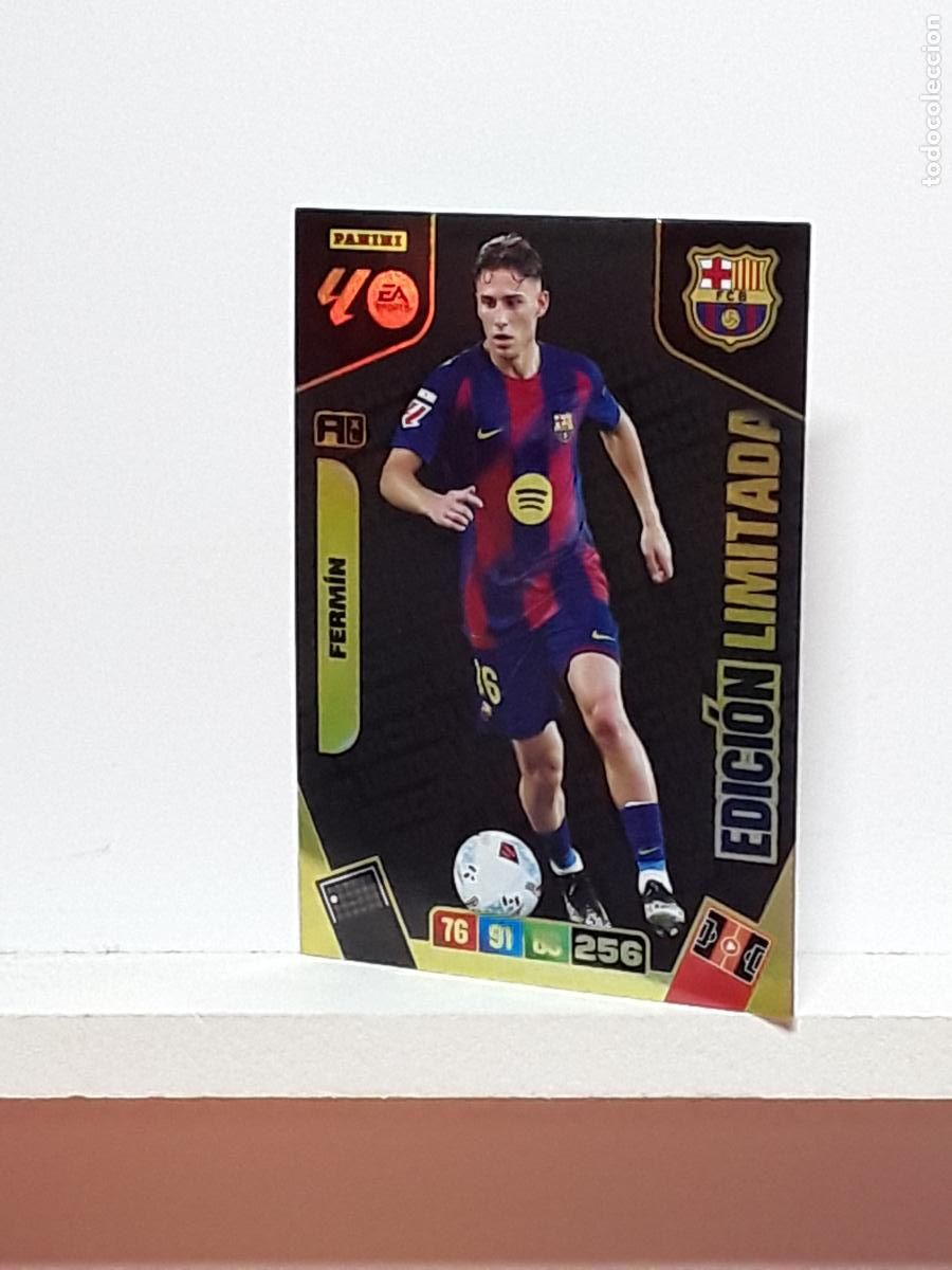 Cromos de f&uacute;tbol: ADRENALYN 2025 2026 25 26 ALBUM PANINI LIGA N LIMITADA BARCELONA FERMIN
