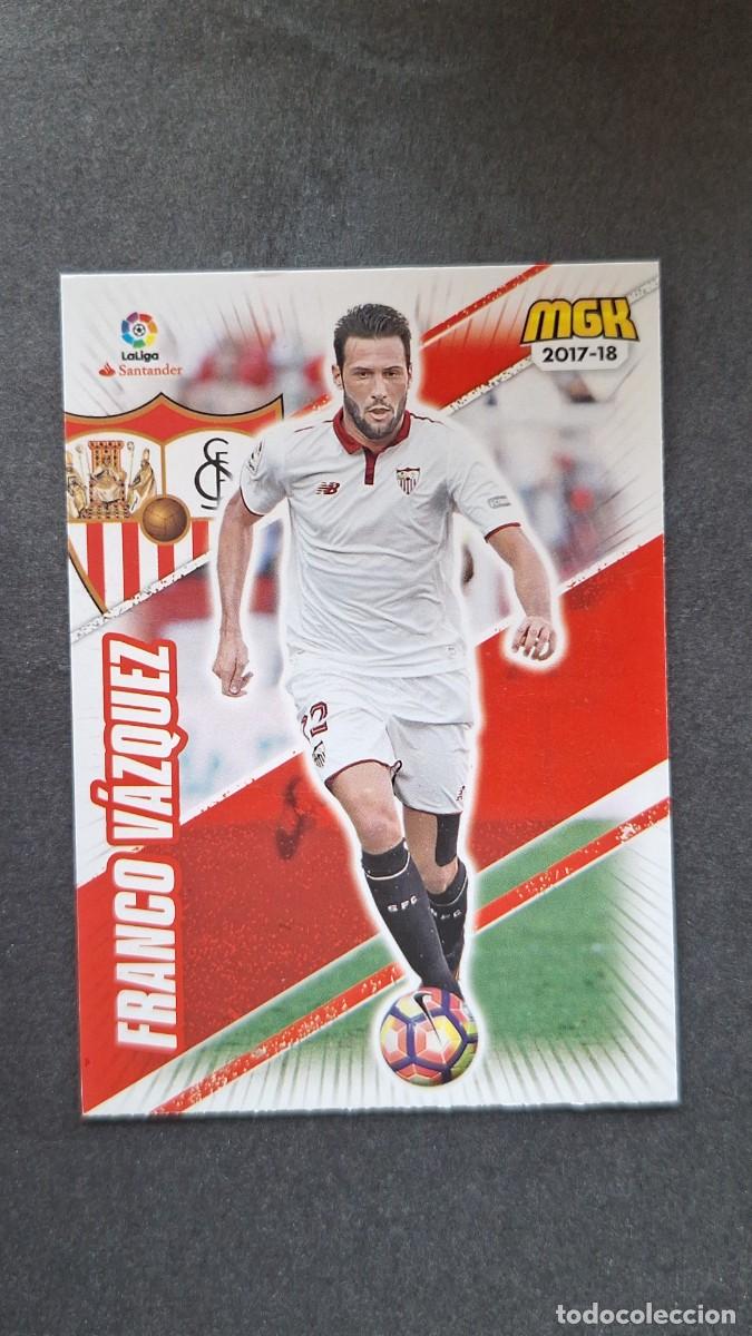 Cromos de f&uacute;tbol: L1 FRANCO VAZQUEZ SEVILLA F. C. 473 PANINI MEGACRACKS 2017 2018 17 18