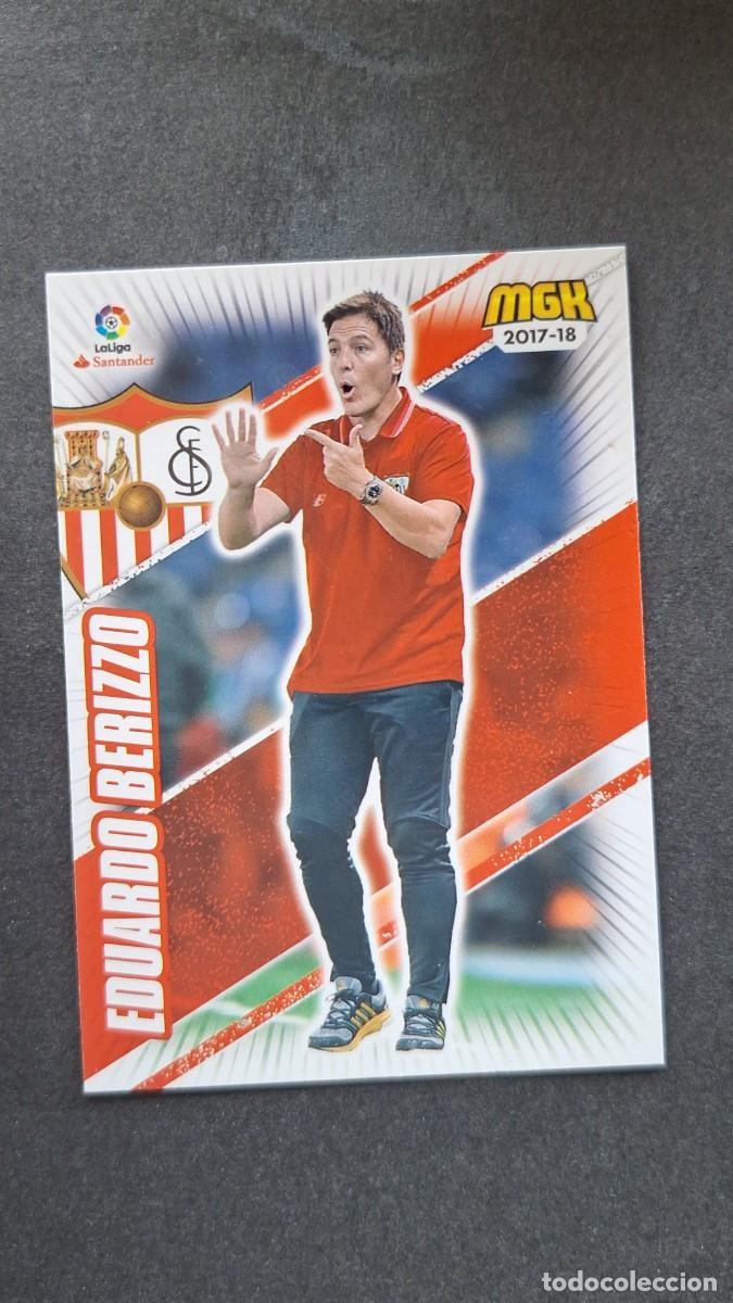 Cartes &agrave; collectionner de Football: L1 EDUARDO BERIZZO ENTRENADOR SEVILLA F. C. 482 PANINI MEGACRACKS 2017 2018 17 18