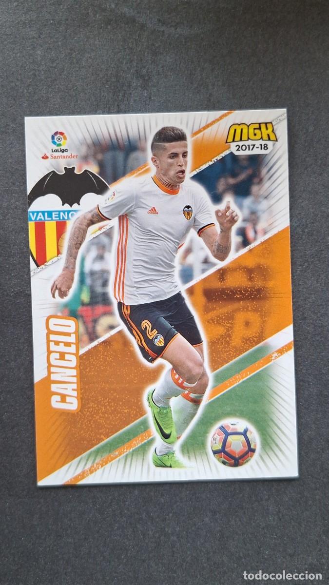 Figurine di Calcio: L1 CANCELO VALENCIA C. F. 490 PANINI MEGACRACKS 2017 2018 17 18