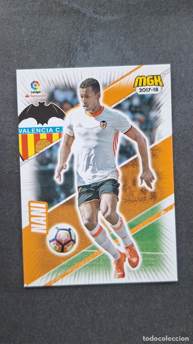 Football Stickers: L1 NANI VALENCIA C. F. 499 PANINI MEGACRACKS 2017 2018 17 18