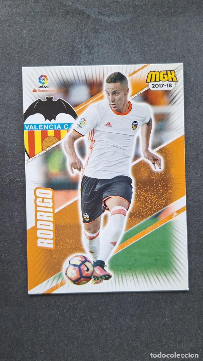 Cromos de f&uacute;tbol: L1 RODRIGO VALENCIA C. F. 504 PANINI MEGACRACKS 2017 2018 17 18