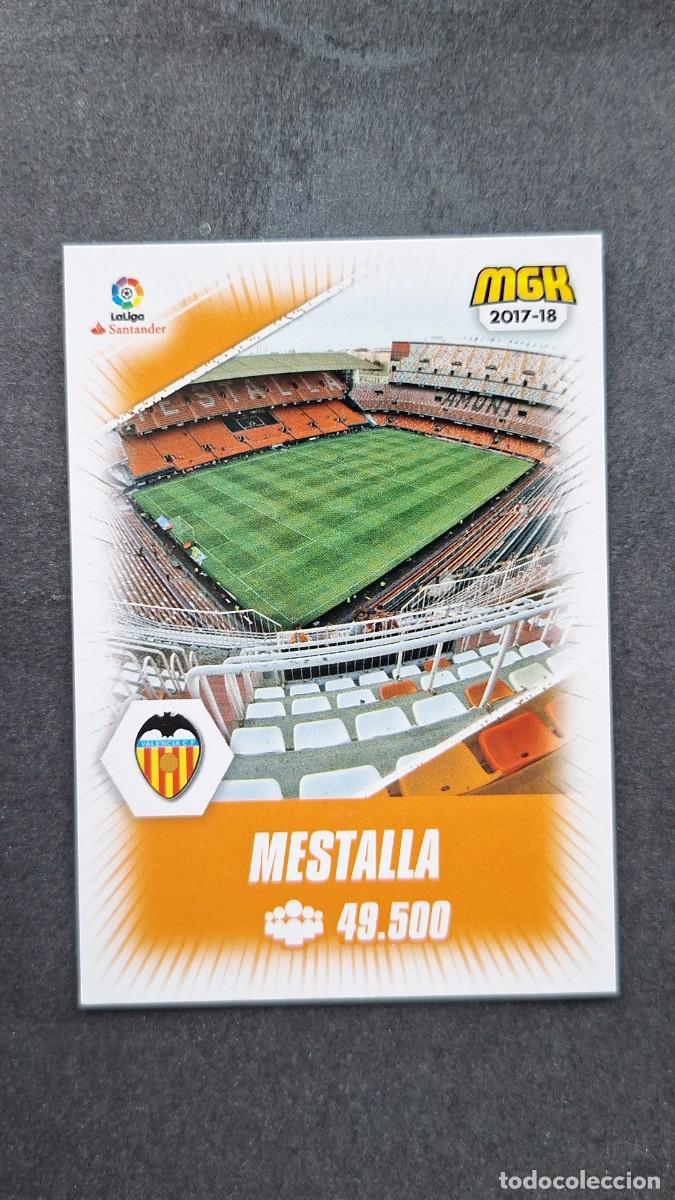 Cromos de f&uacute;tbol: L1 ESTADIO MESTALLA VALENCIA C. F. 508 PANINI MEGACRACKS 2017 2018 17 18