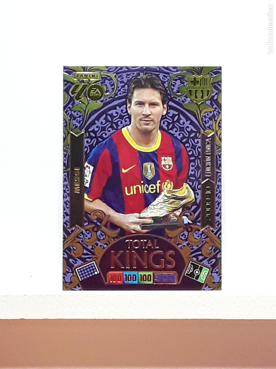 Cromos de f&uacute;tbol: ADRENALYN 2025 2026 25 26 ALBUM PANINI LIGA N LIMITADA BARCELONA TOTAL KINGS LIONEL MESSI 2010