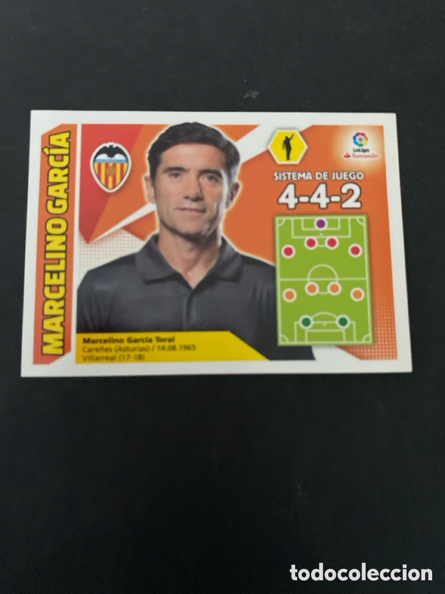 Football Stickers: Cromo liga 17/18 Entrenador N*38