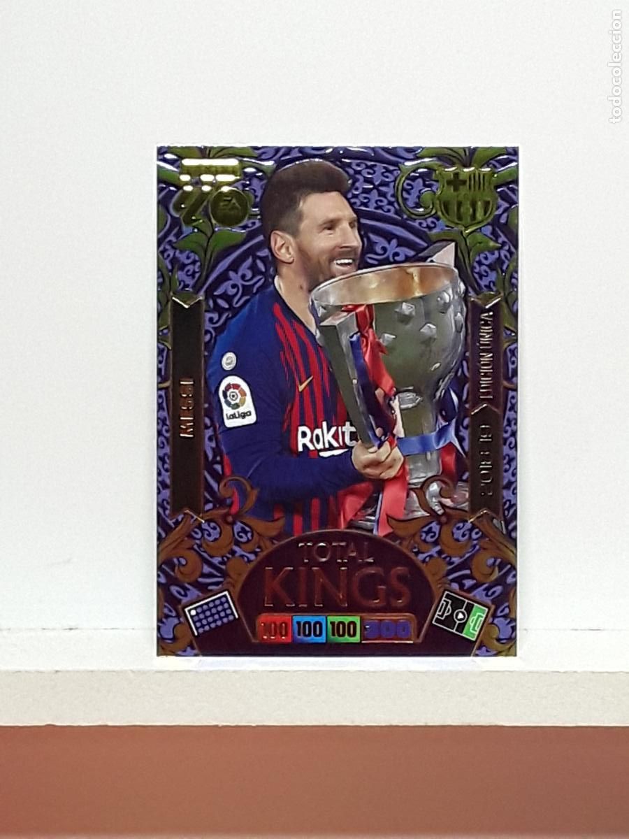 Football Stickers: ADRENALYN 2025 2026 25 26 ALBUM PANINI LIGA N LIMITADA BARCELONA TOTAL KINGS LIONEL MESSI 2019