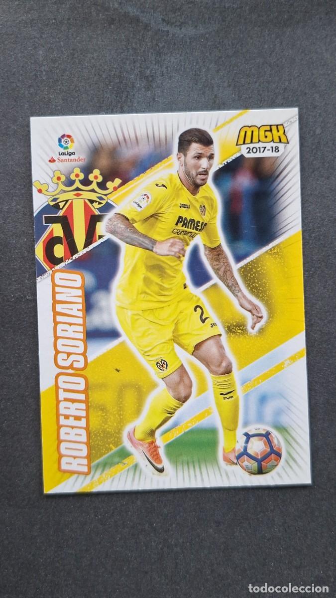 Football Stickers: L1 ROBERTO SORIANO VILLARREAL C. F. 525 PANINI MEGACRACKS 2017 2018 17 18