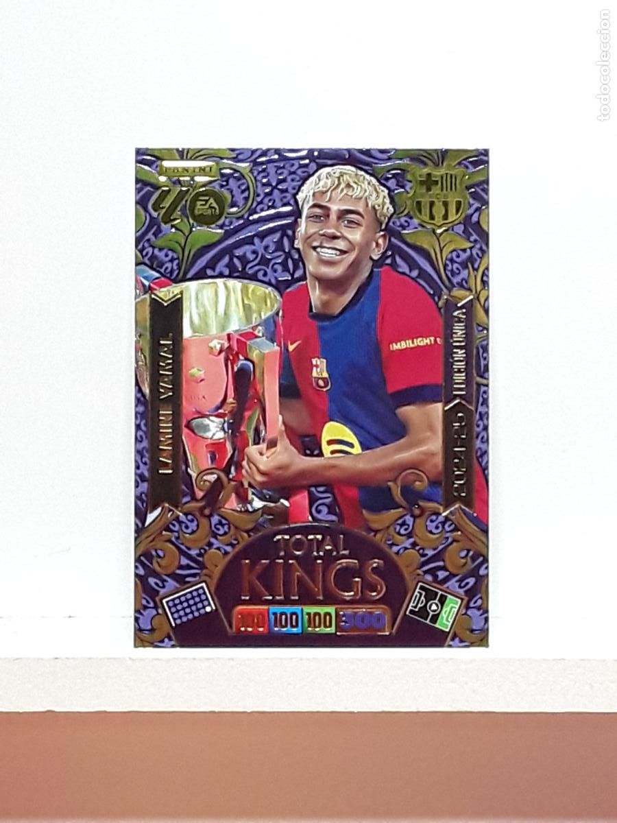 Football Stickers: ADRENALYN 2025 2026 25 26 ALBUM PANINI LIGA N LIMITADA BARCELONA TOTAL KINGS LAMINE YAMAL 2025