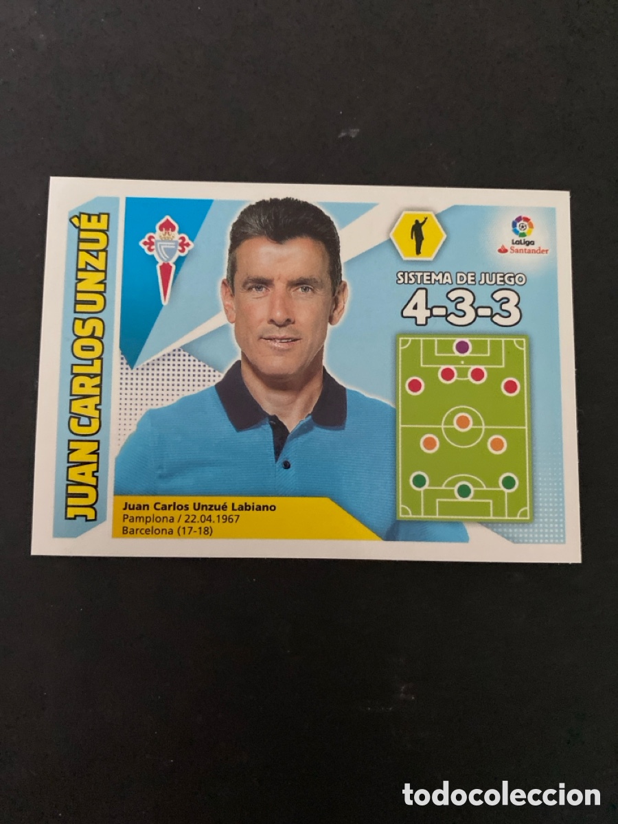 Cromos de Futebol: Cromo liga 17/18 Entrenador N*12