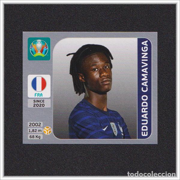 Cromos de f&uacute;tbol: PEARL EDITION UEFA EURO 2020 EUROCOPA PANINI CAMAVINGA 581 ROOKIE FRANCE EDICI&Oacute;N SUIZA PERLA ALBUM