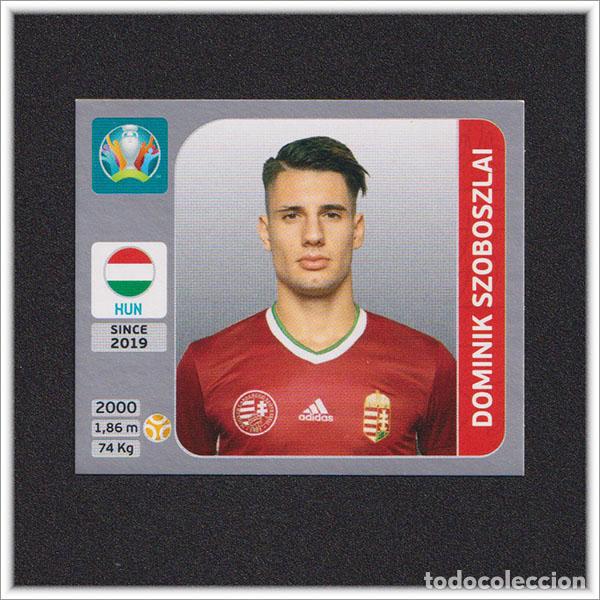 Cromos de f&uacute;tbol: PEARL EDITION UEFA EURO 2020 EUROCOPA PANINI DOMINIK SZOBOSZLAI 640 HUNGRIA EDICI&Oacute;N PERLA ALBUM