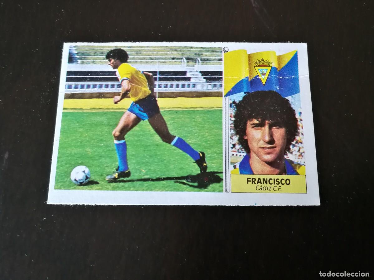 Cromos de f&uacute;tbol: Francisco Coloca C&aacute;diz CF Editorial Este 86/87, 1986-1987, despegado