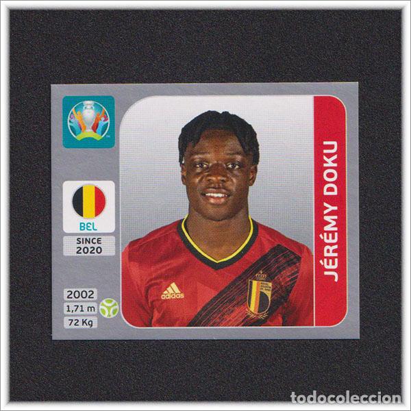 Cromos de f&uacute;tbol: PEARL EDITION UEFA EURO 2020 EUROCOPA 20 PANINI JEREMY DOKU 139 BELGICA EDICI&Oacute;N SUIZA PERLA ALBUM