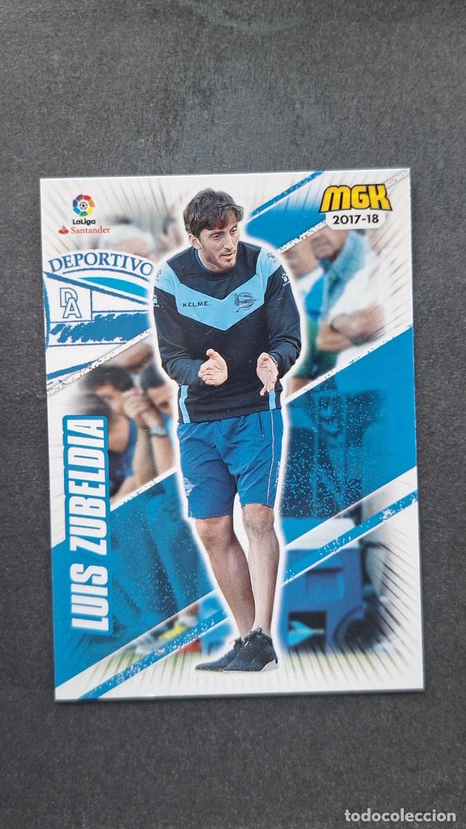 Cromos de f&uacute;tbol: L1 LUIS ZUBELDIA ENTRENADOR DEPORTIVO ALAVES 23 PANINI MEGACRACKS 2017 2018 17 18