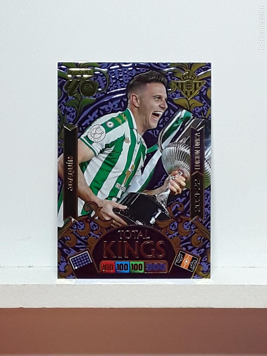 Cromos de f&uacute;tbol: ADRENALYN 2025 2026 25 26 ALBUM PANINI LIGA N LIMITADA BETIS TOTAL KINGS JOAQUIN